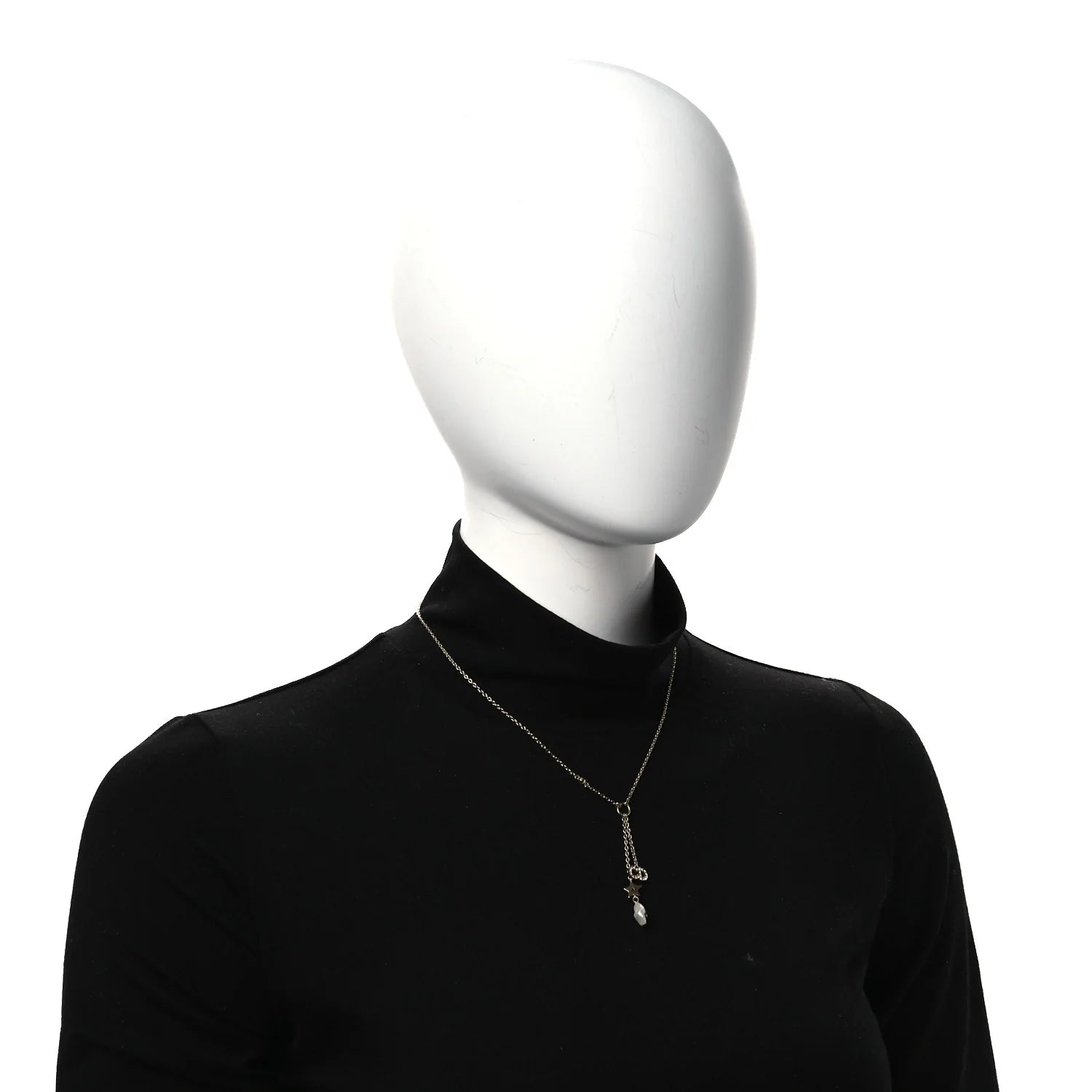 Dior Gold Star Pearl Necklace