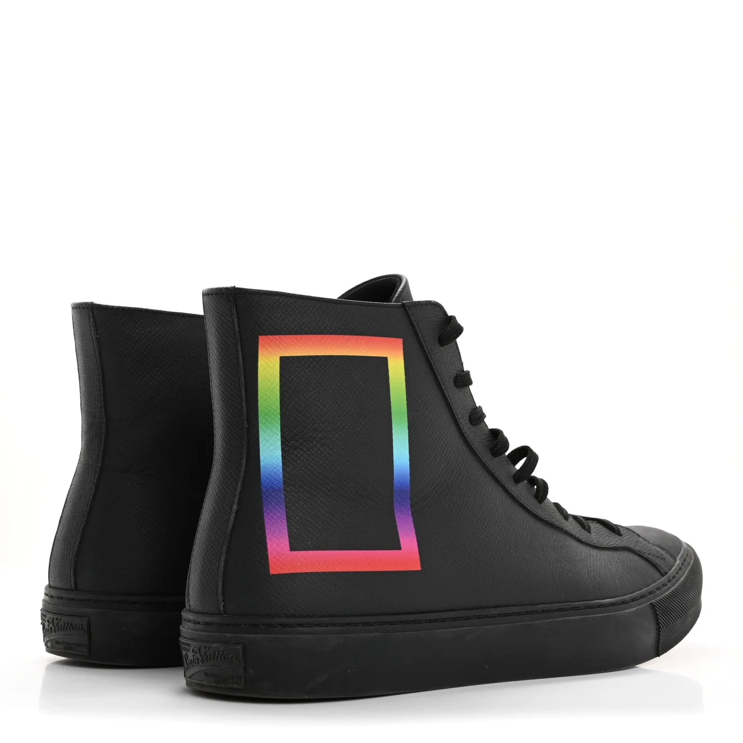 Louis Vuitton Black Rainbow High-Top