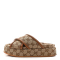 Gucci GG Monogram Platform Slides