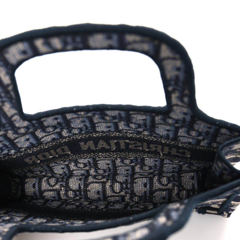 Dior Blue Oblique Mini Book Tote