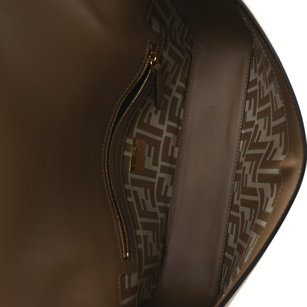 Fendi Pequin Striped Baguette Bag