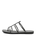 Hermes Black Rivage Jelly Sandals