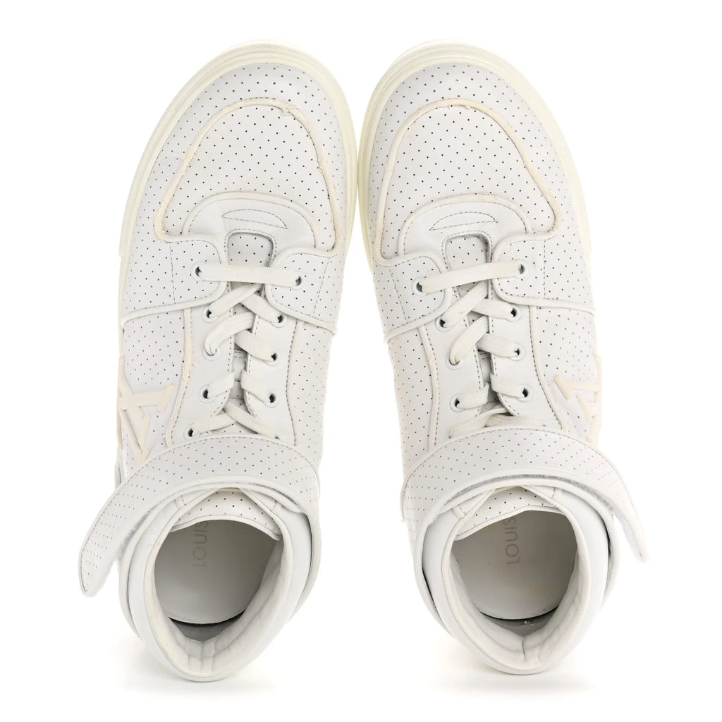 Louis Vuitton White Perforated Sneaker