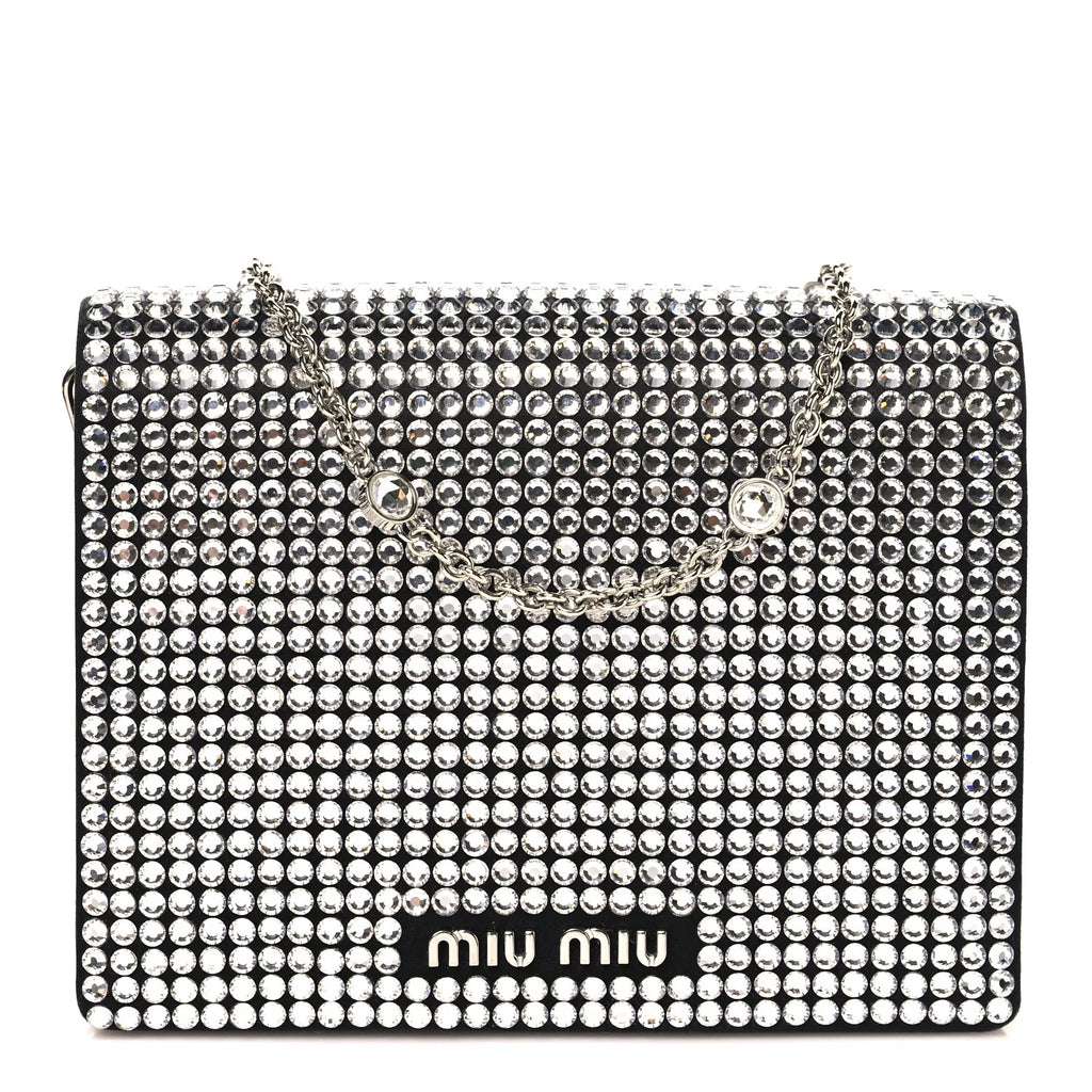 Miu Miu Crystal Embellished Bag