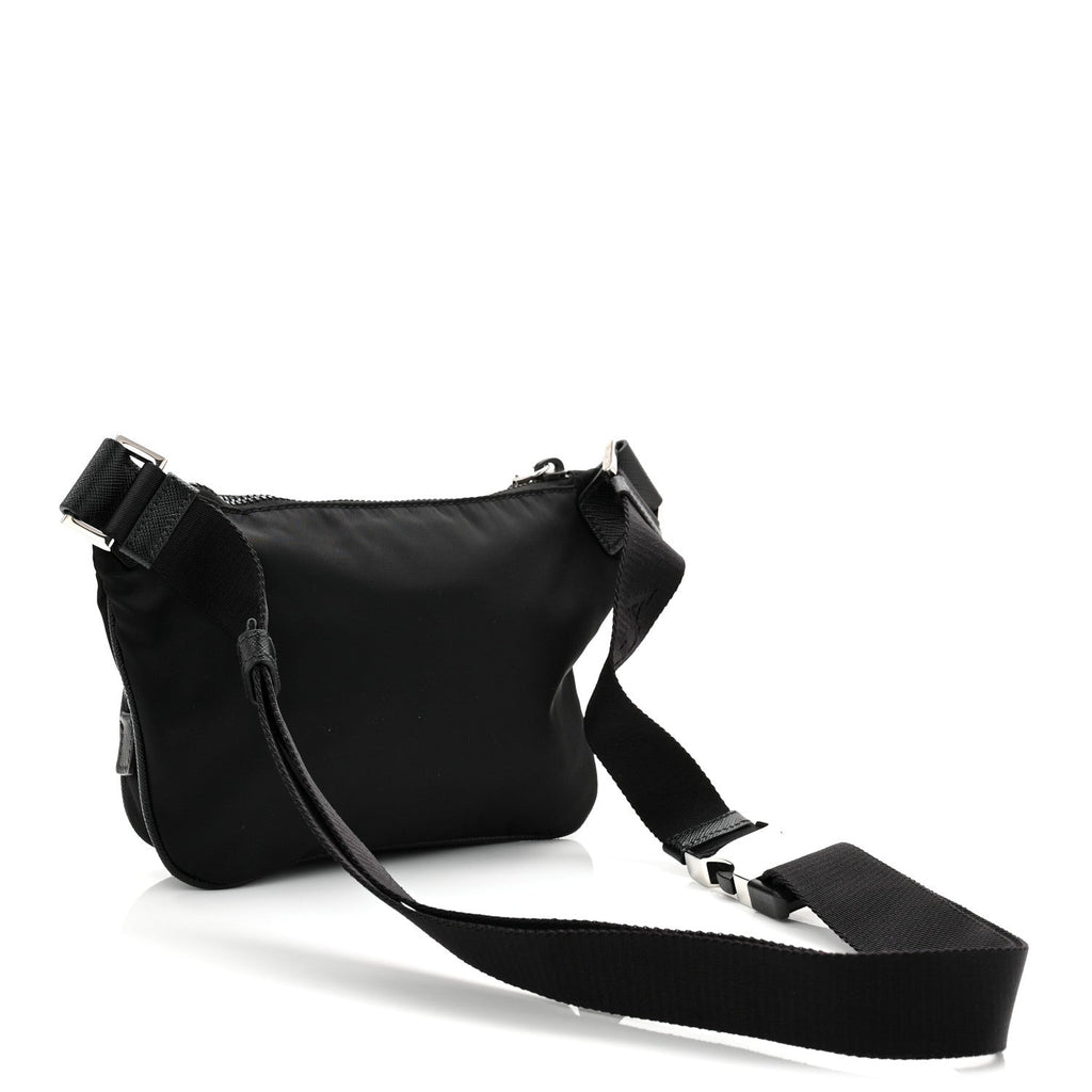Prada Black Nylon Belt Bag