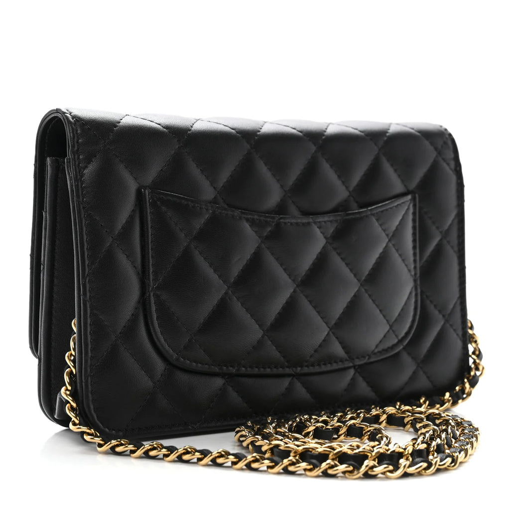 Chanel Black Quilted Lambskin Bag