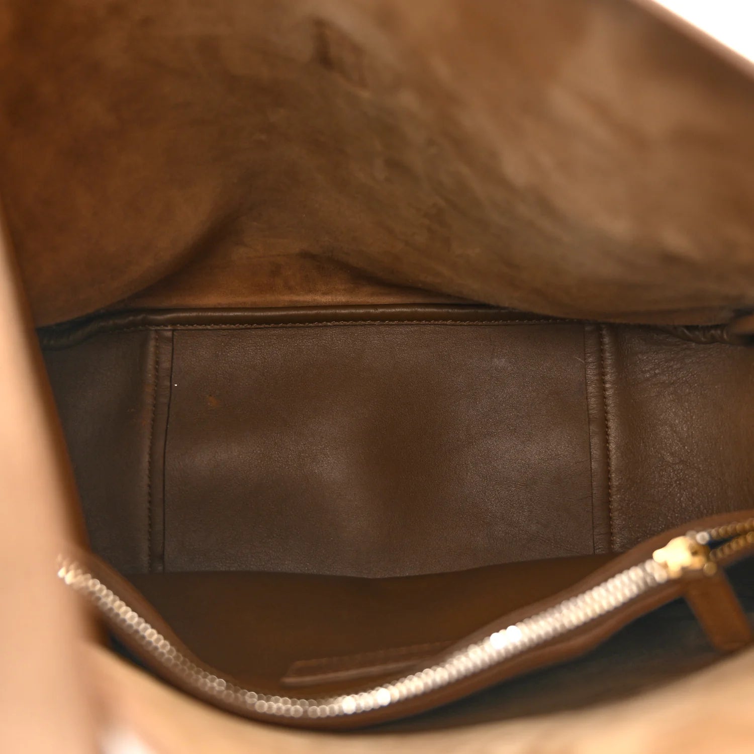 Saint Laurent Brown Suede Hobo