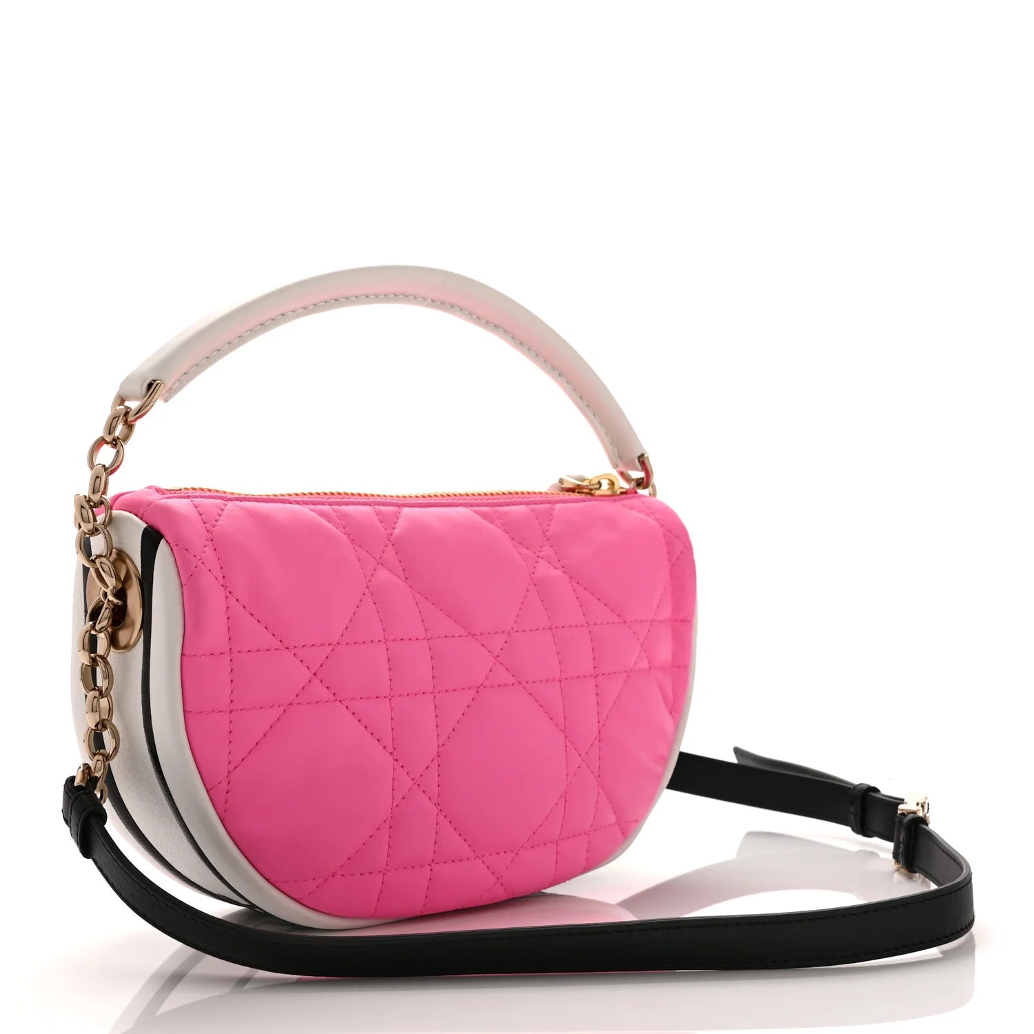 Dior Pink Cannage Vibe Bag