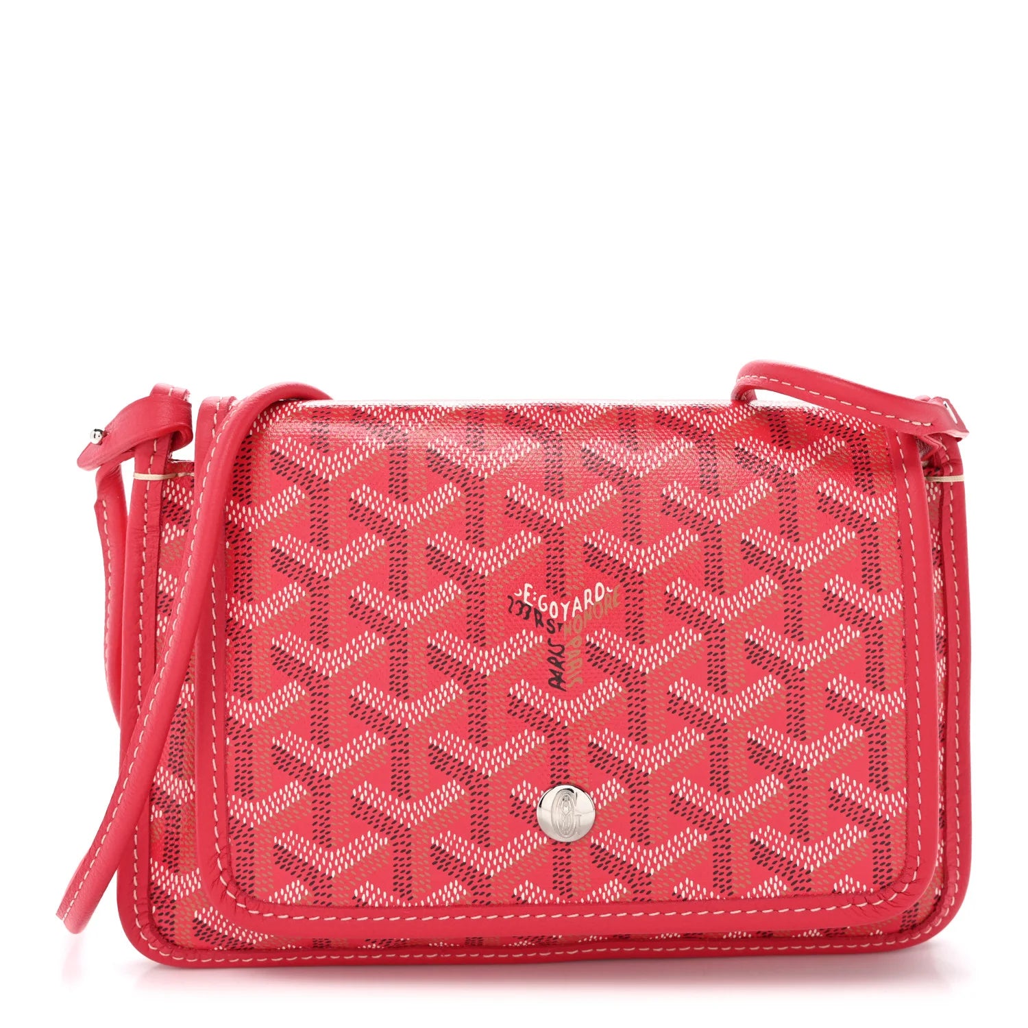 Goyard Red Goyardine Plumet Pouch