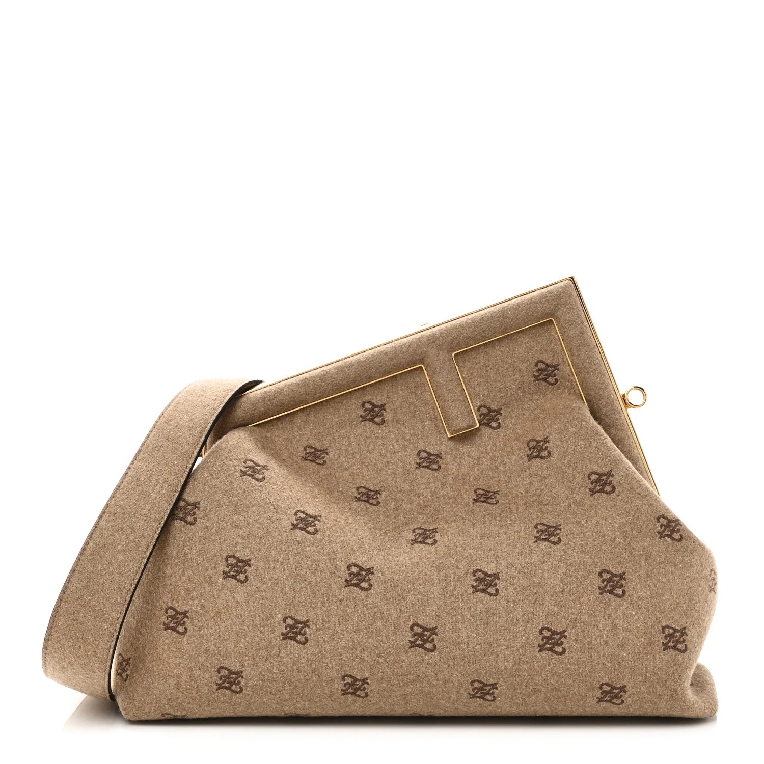 Fendi First Medium Felt Monogram
