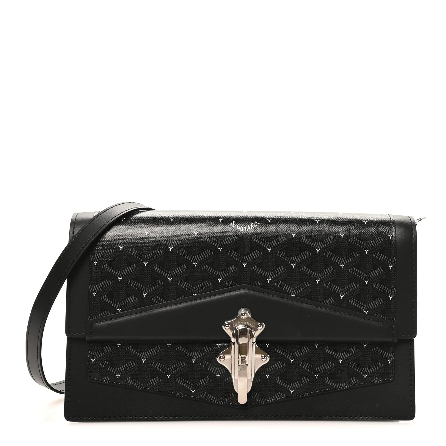 Goyard Black Goyardine Monte Carlo