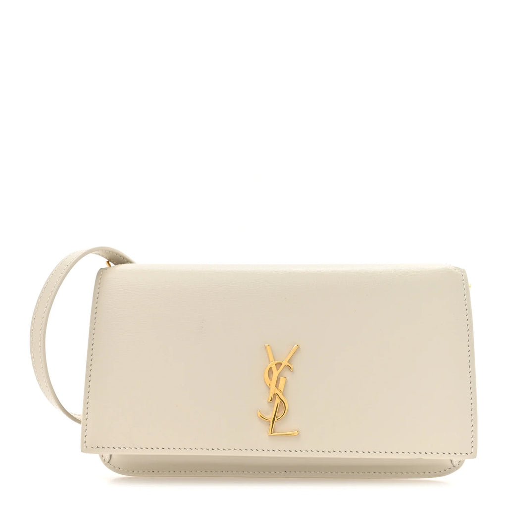 Saint Laurent White Leather Bag