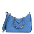 Prada Blue Quilted Nylon Bag