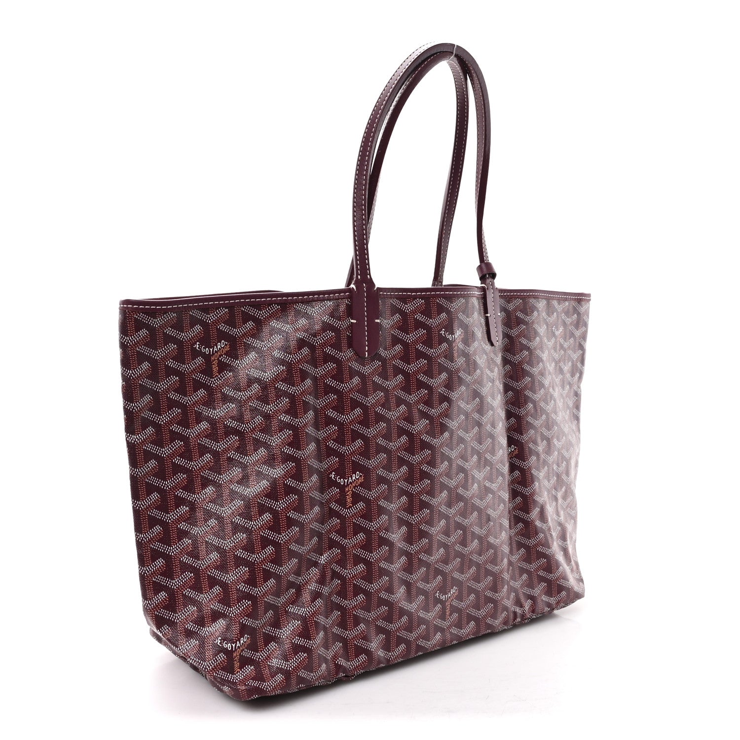 Goyard Burgundy Goyardine Saint Louis
