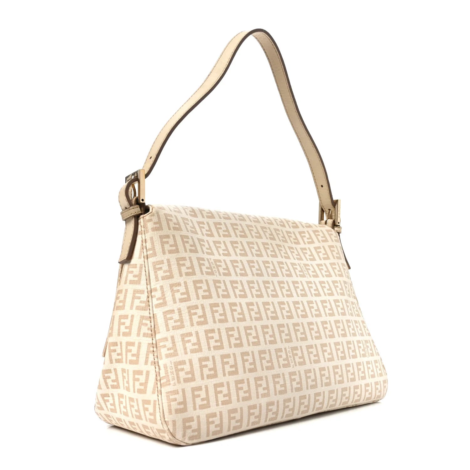 Fendi Beige Zucchino Canvas Bag