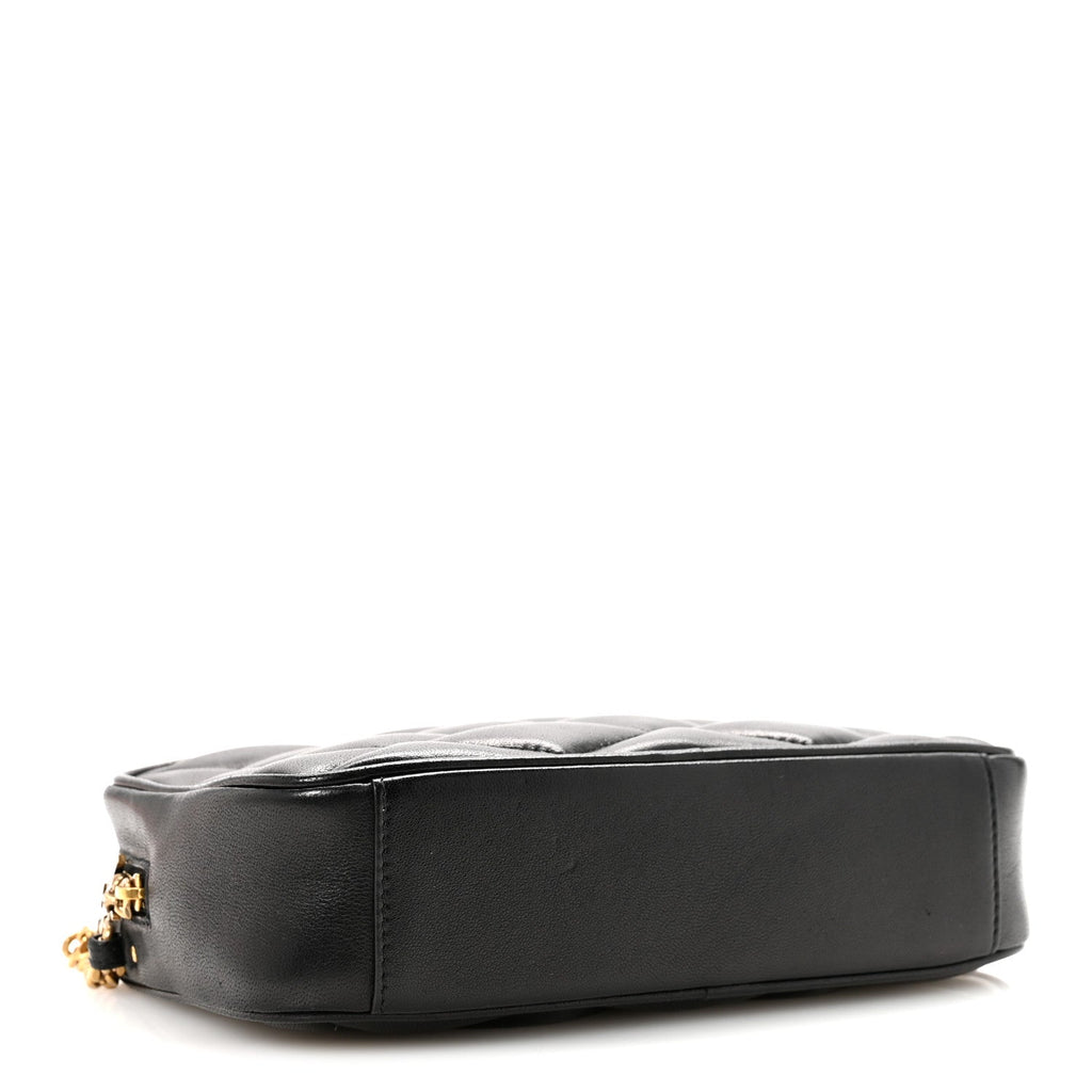 Saint Laurent Black Quilted Crossbody