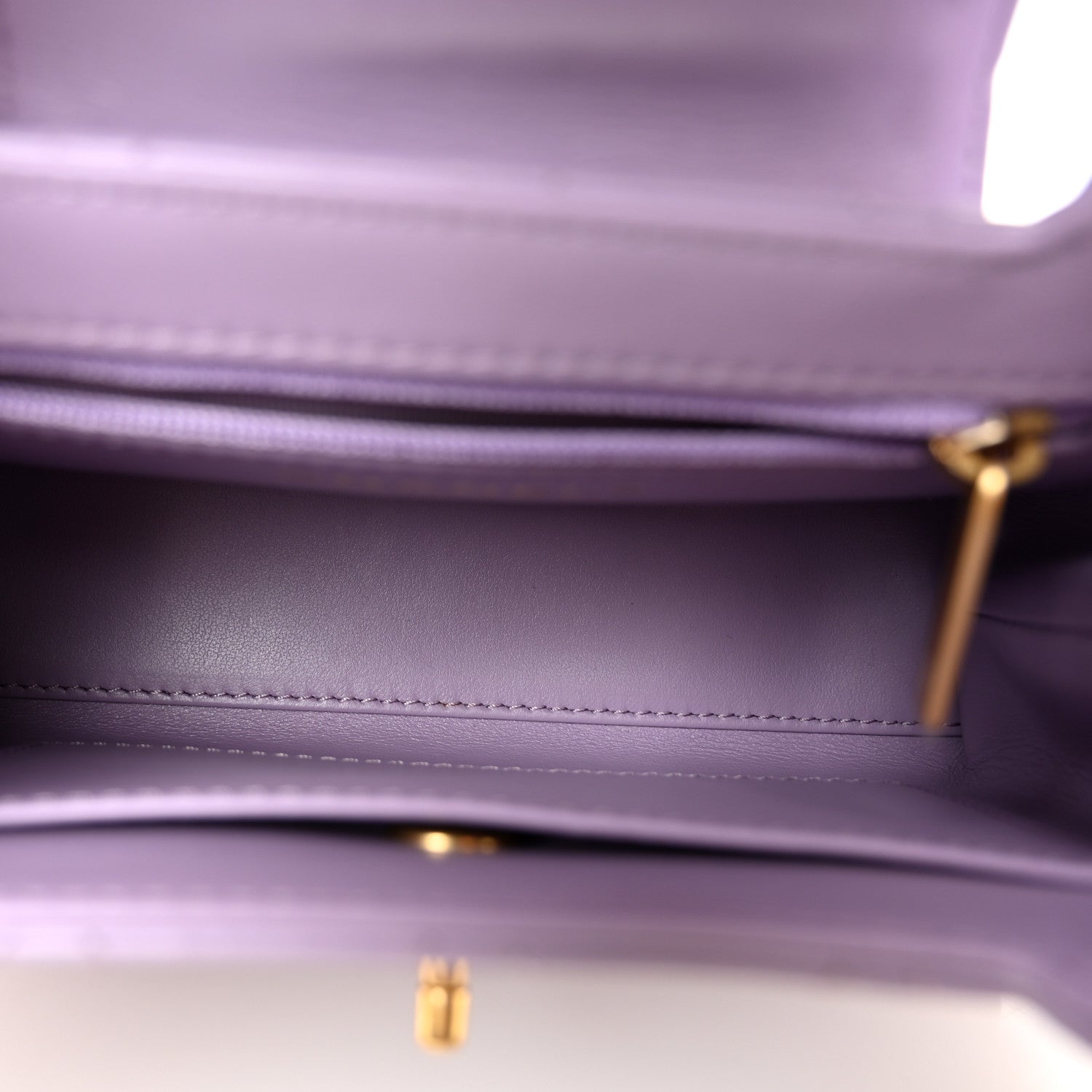 Chanel Lavender Quilted Lambskin Bag