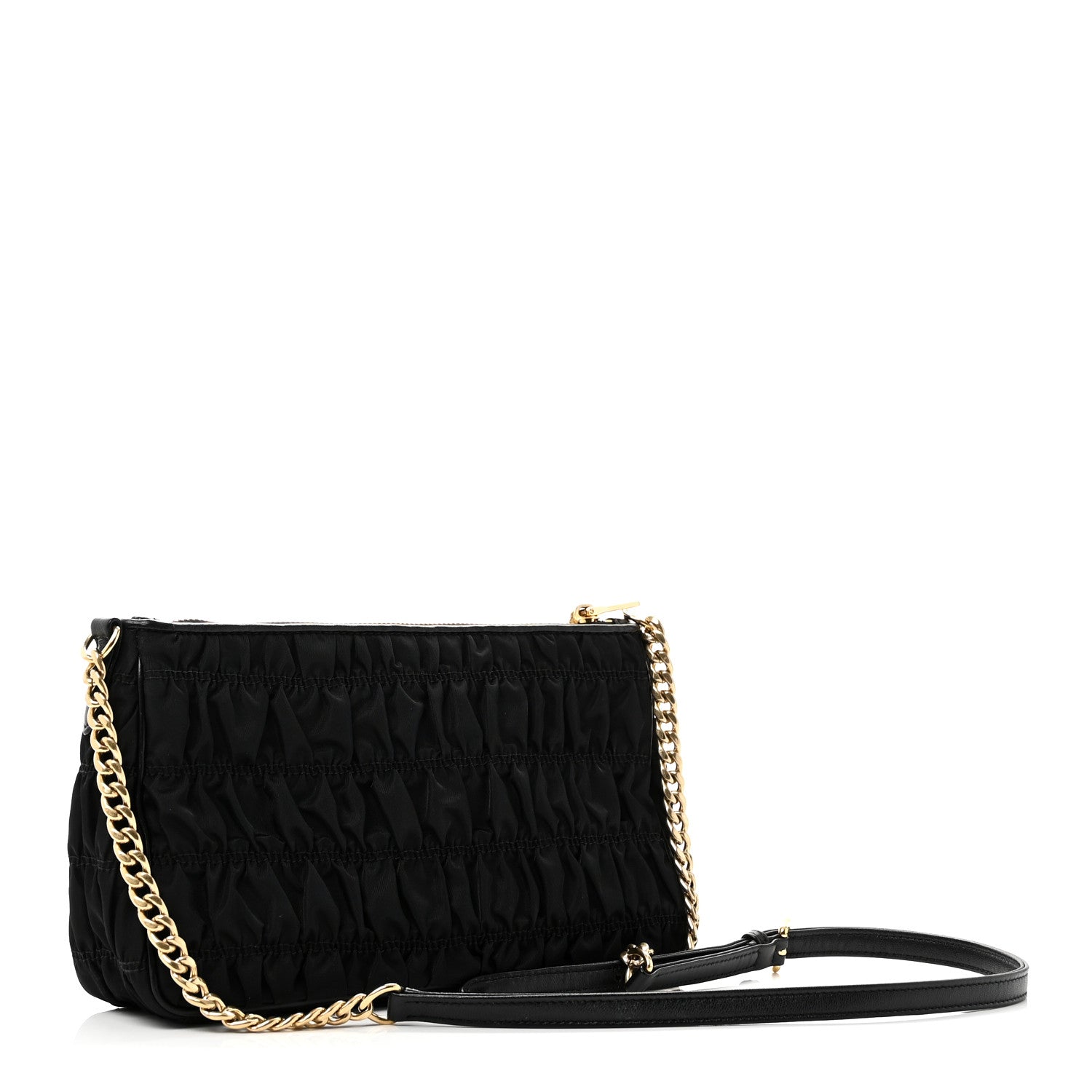 Prada Black Gaufre Nylon Bag