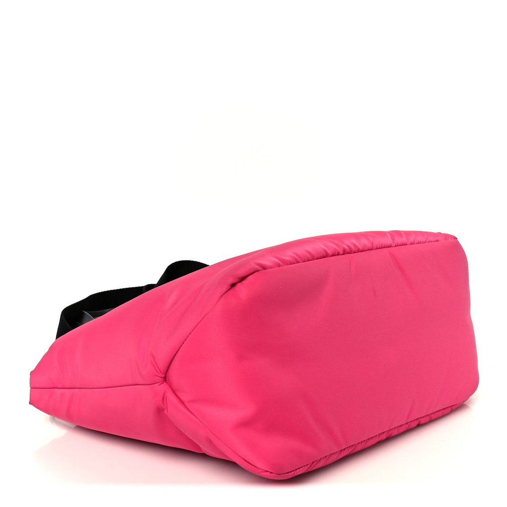 Prada Pink Padded Nylon Tote