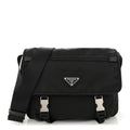 Prada Black Nylon Messenger Bag