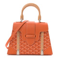 Goyard Orange Goyardine Saigon Handbag