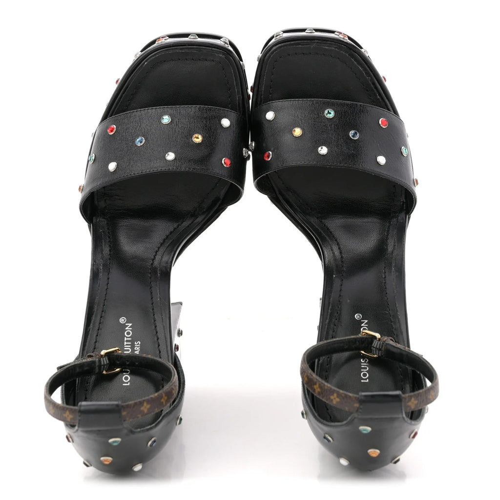 Louis Vuitton Studded Platform Sandals