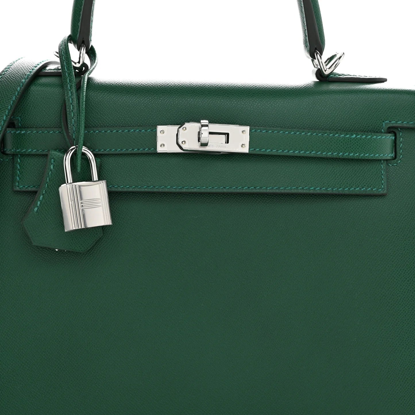 Hermes Green Epsom Kelly Handbag