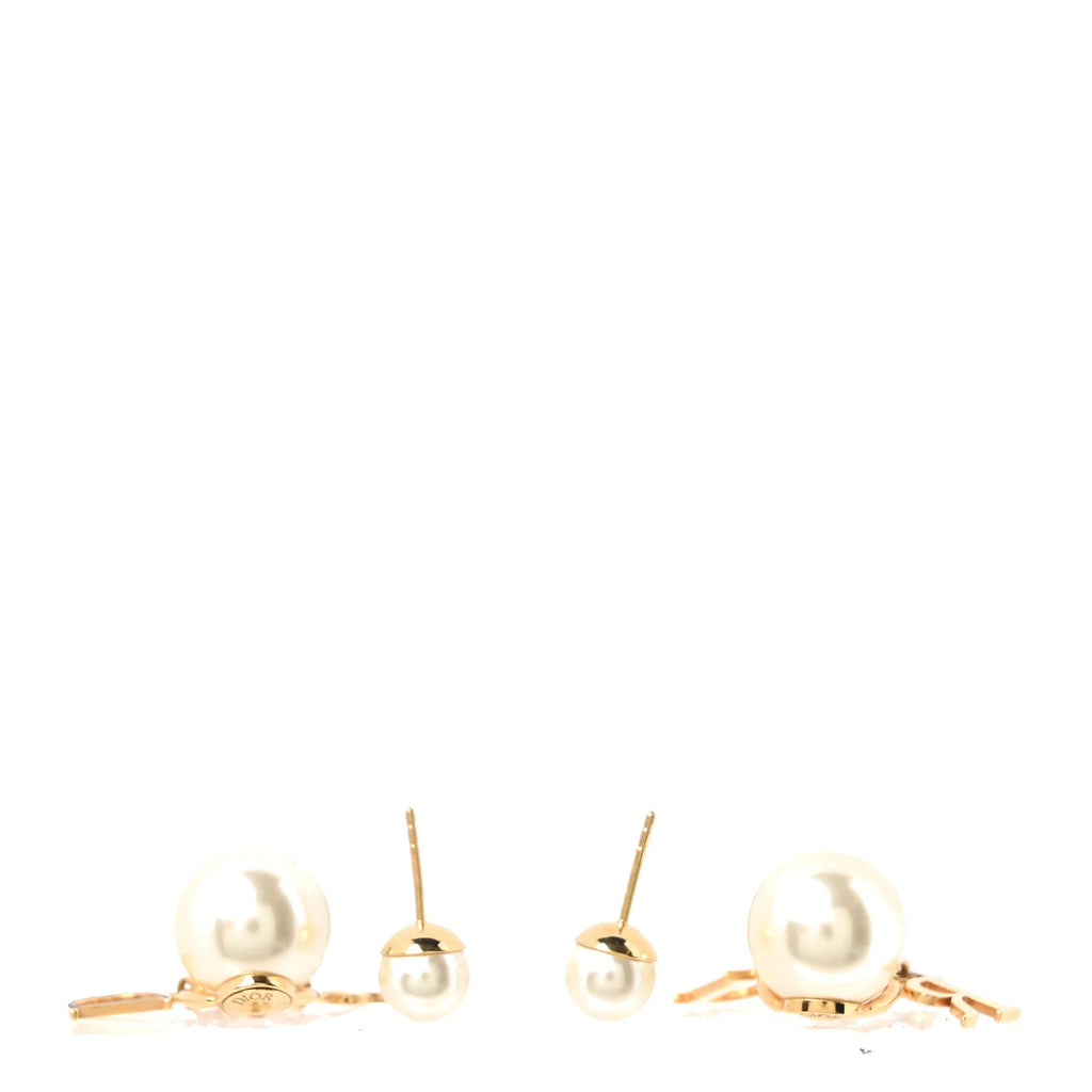Dior Tribales Crystal Pearl Earrings