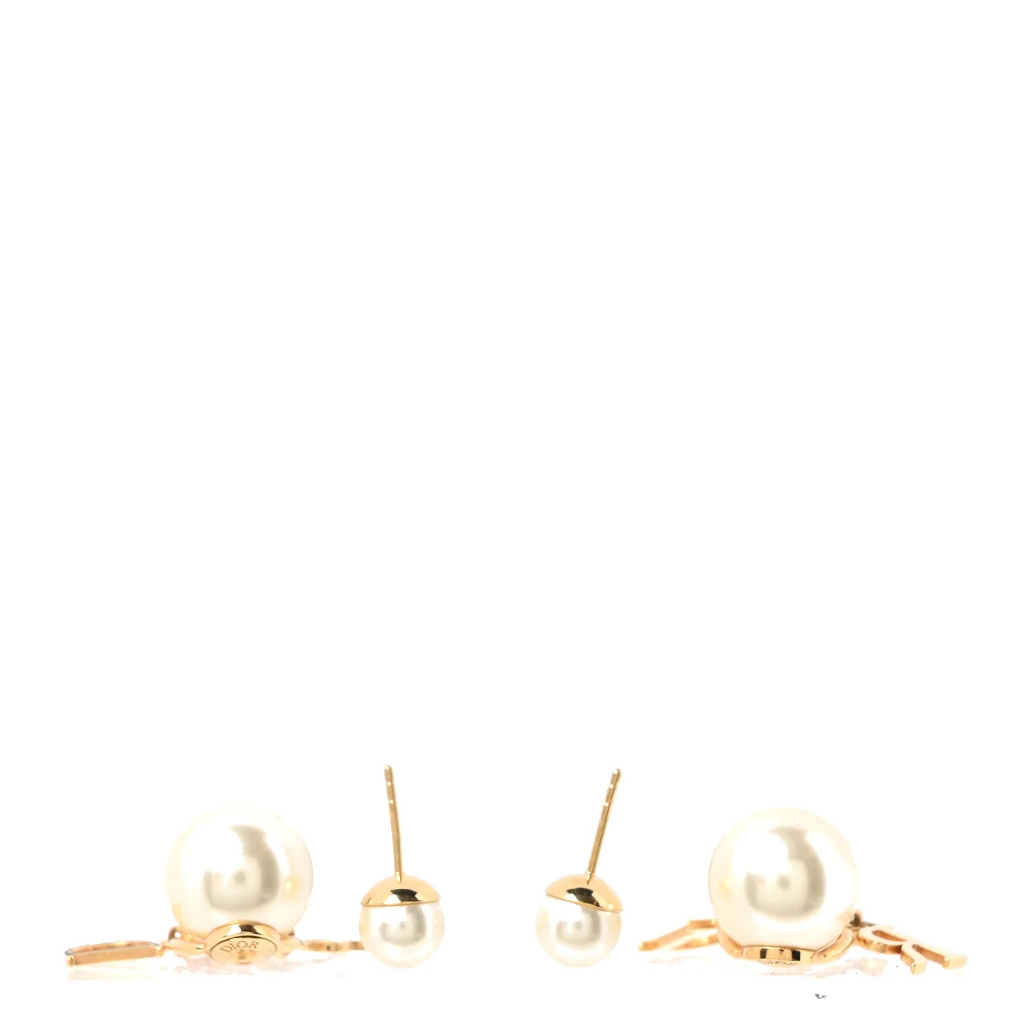 Dior Tribales Crystal Pearl Earrings