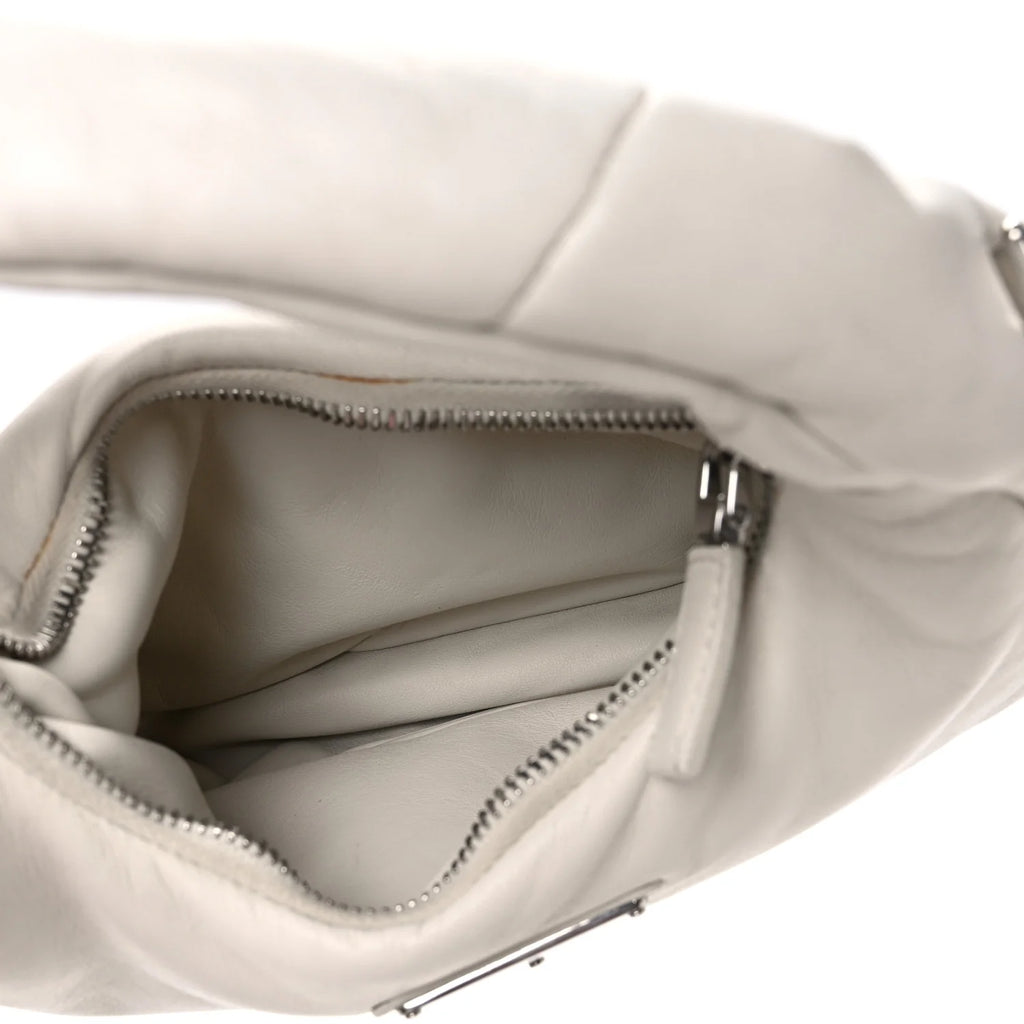 Prada White Leather Mini Bag