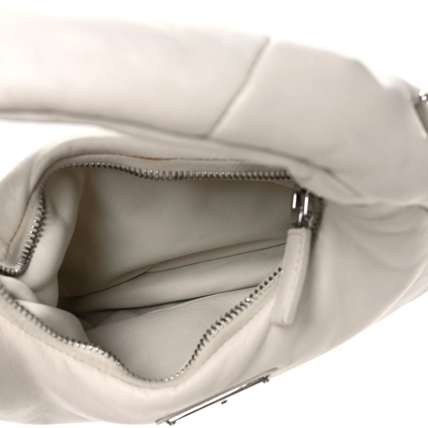 Prada White Leather Mini Bag