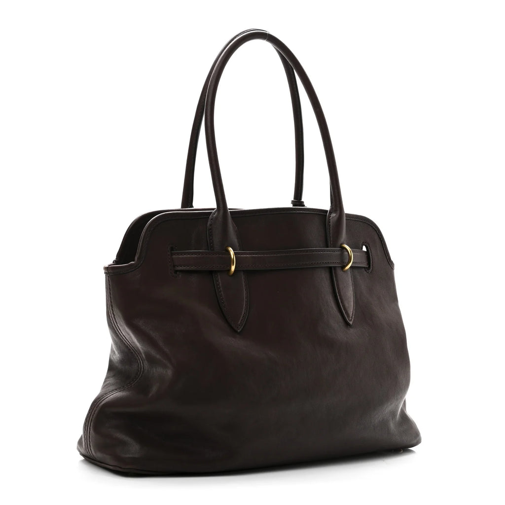 Miu Miu Brown Leather Tote