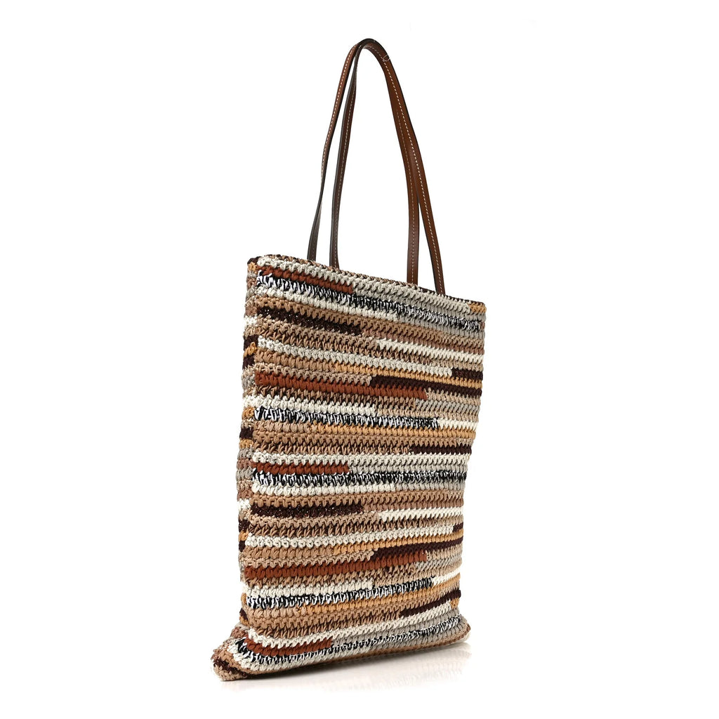 Miu Miu Multicolor Crochet Tote