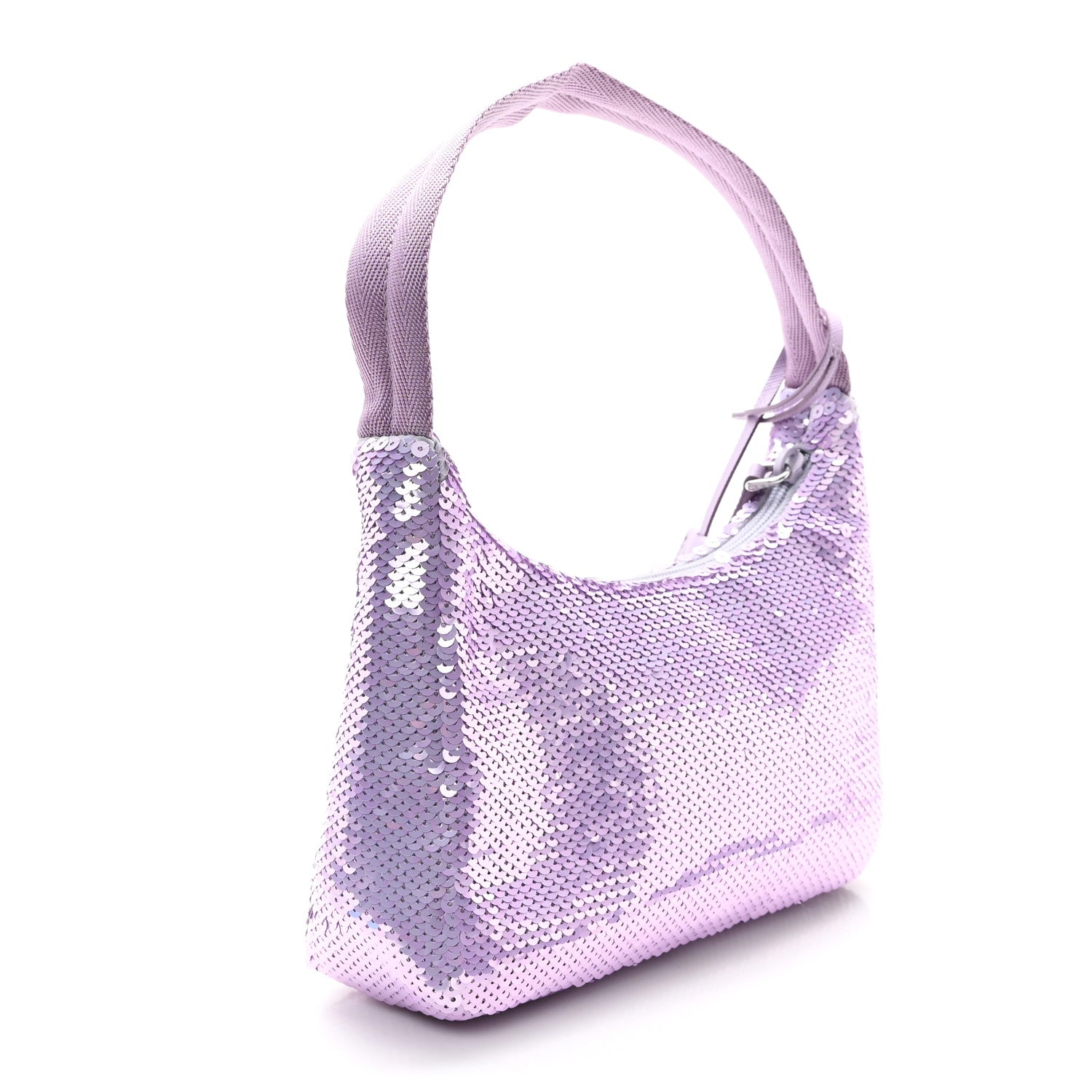 Prada Lilac Sequin Shoulder Bag