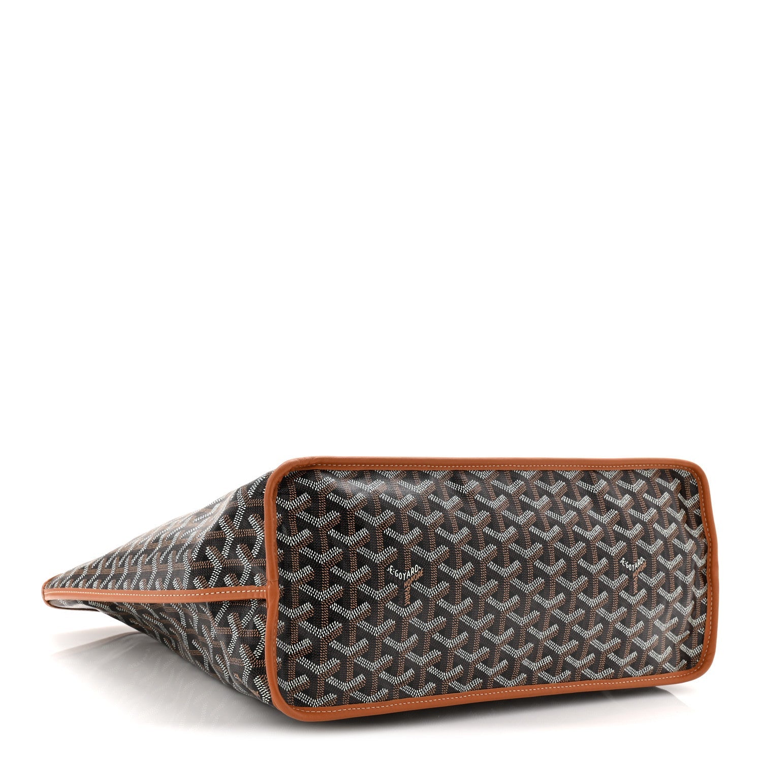 Goyard Black Goyardine Saint Louis Tote