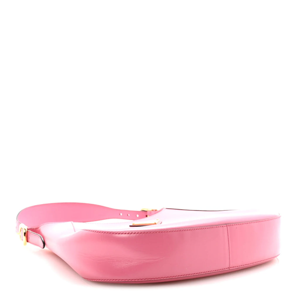 Prada Pink Leather Hobo Bag
