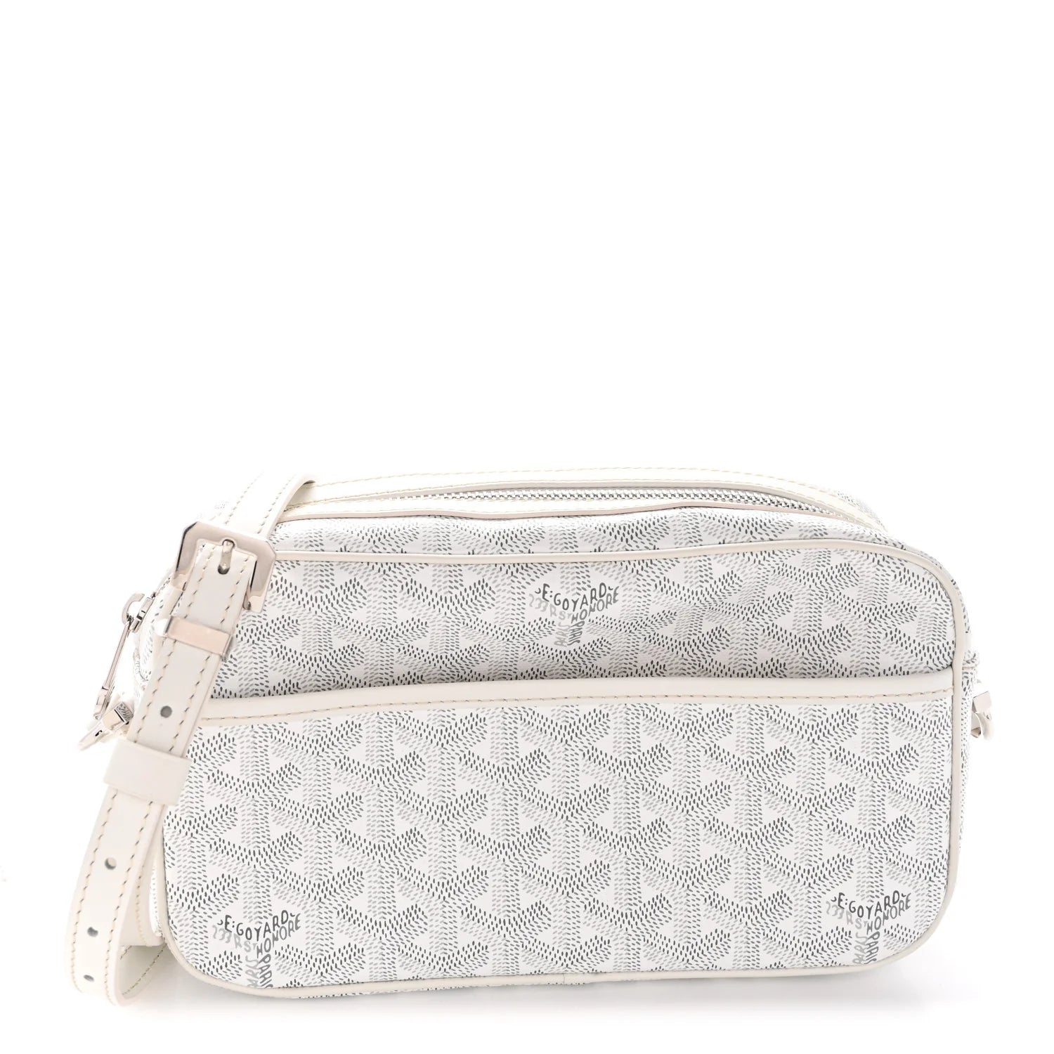 Goyard White Goyardine Cap-Vert Bag