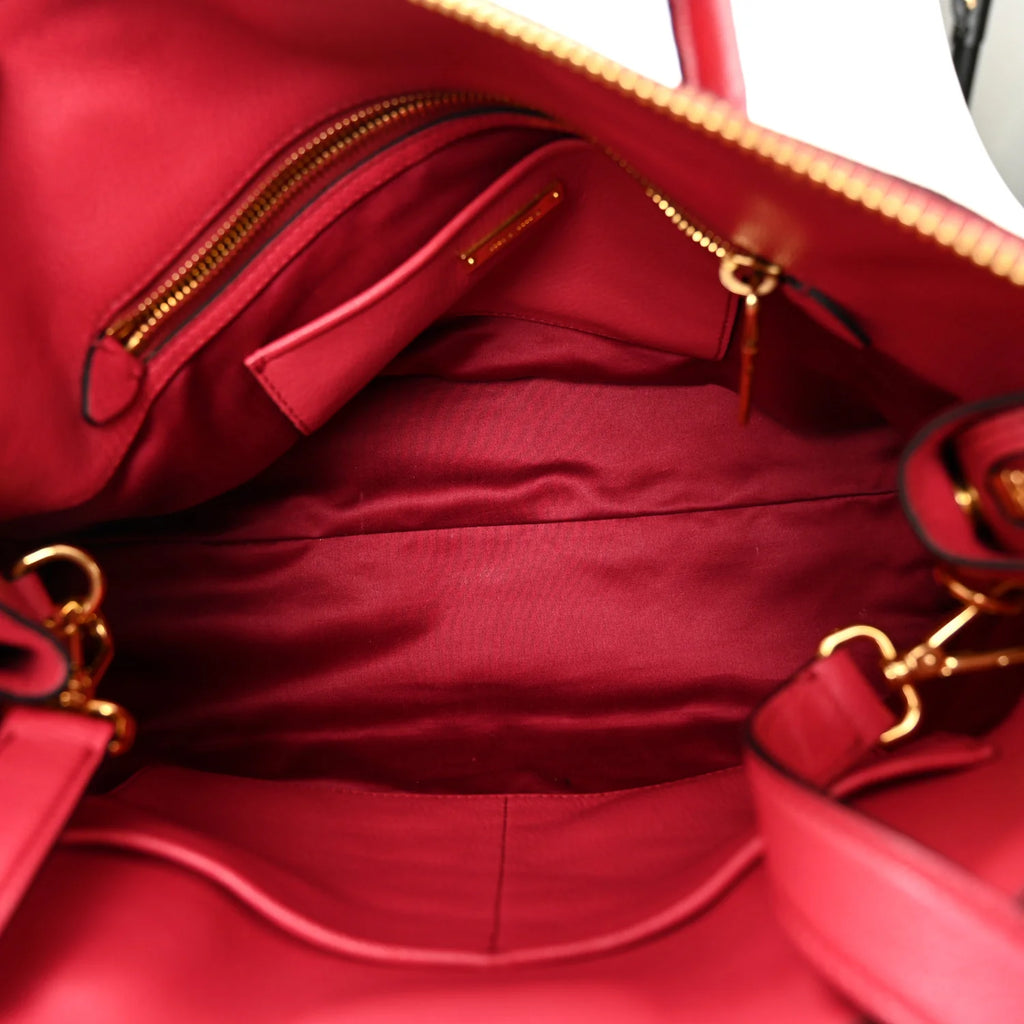 Miu Miu Red Leather Tote