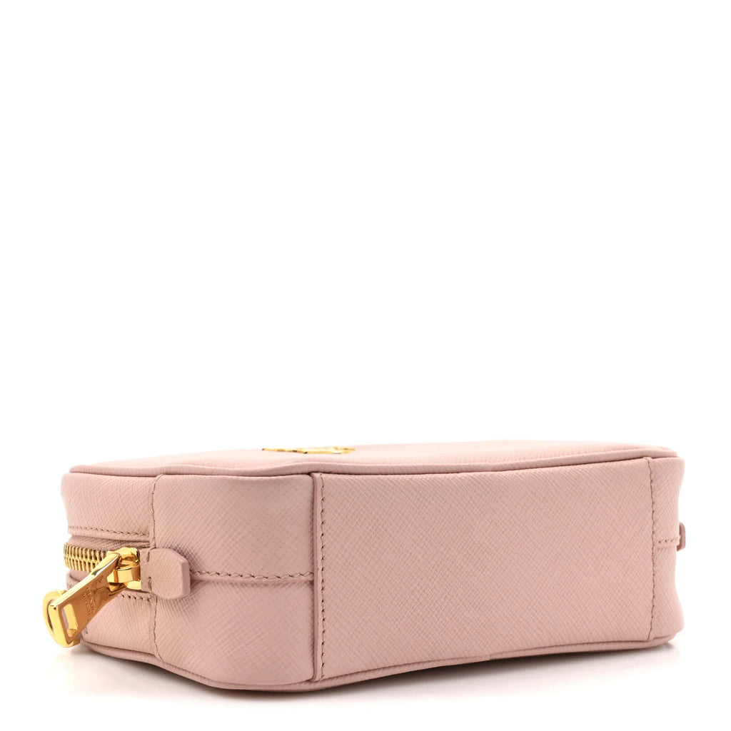 Prada Pink Saffiano Leather Crossbody