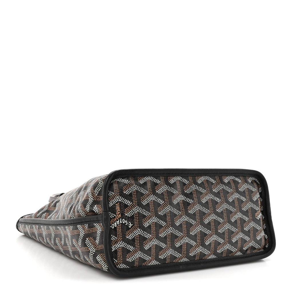 Goyard Black Goyardine Mini Tote