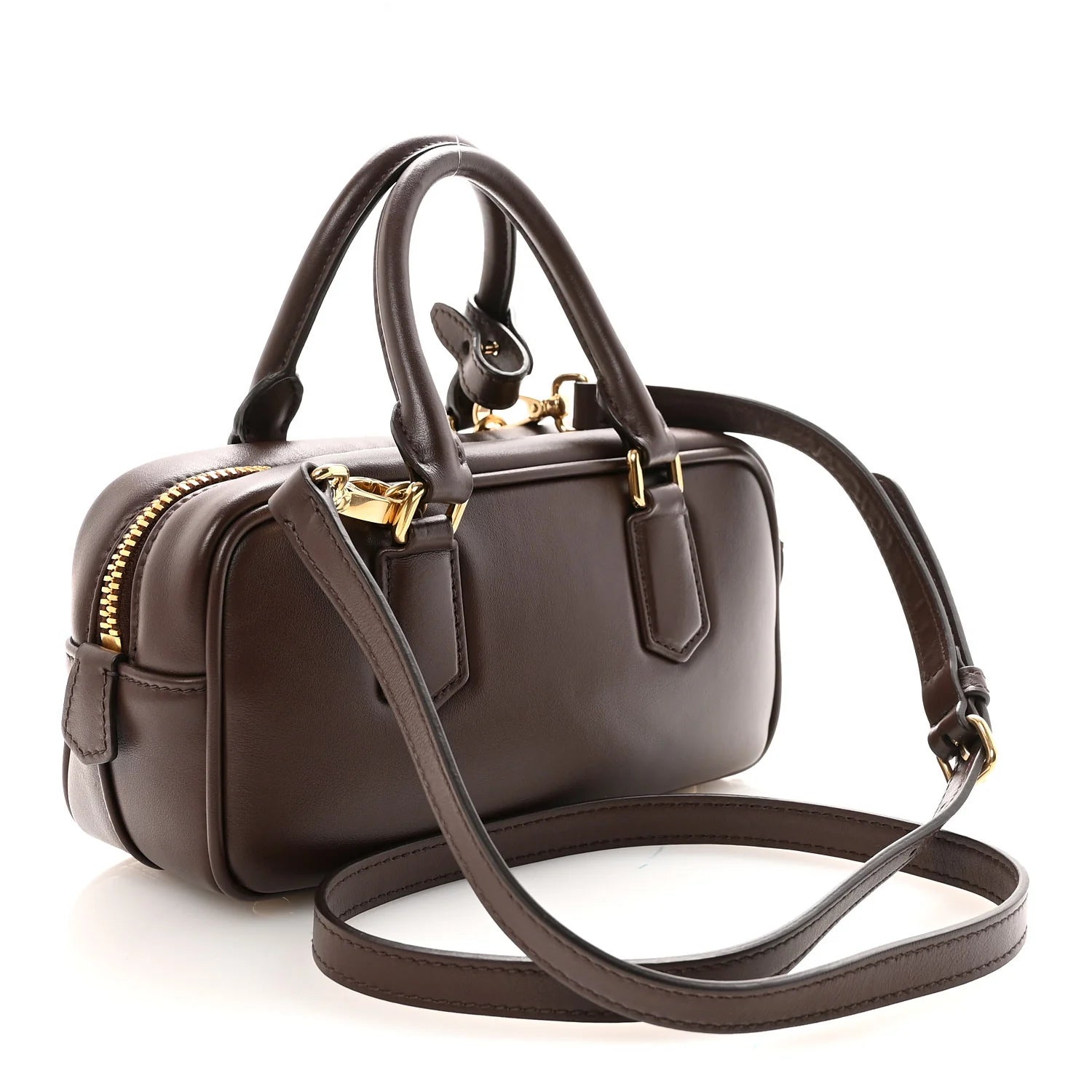 Miu Miu Brown Leather Arcadie