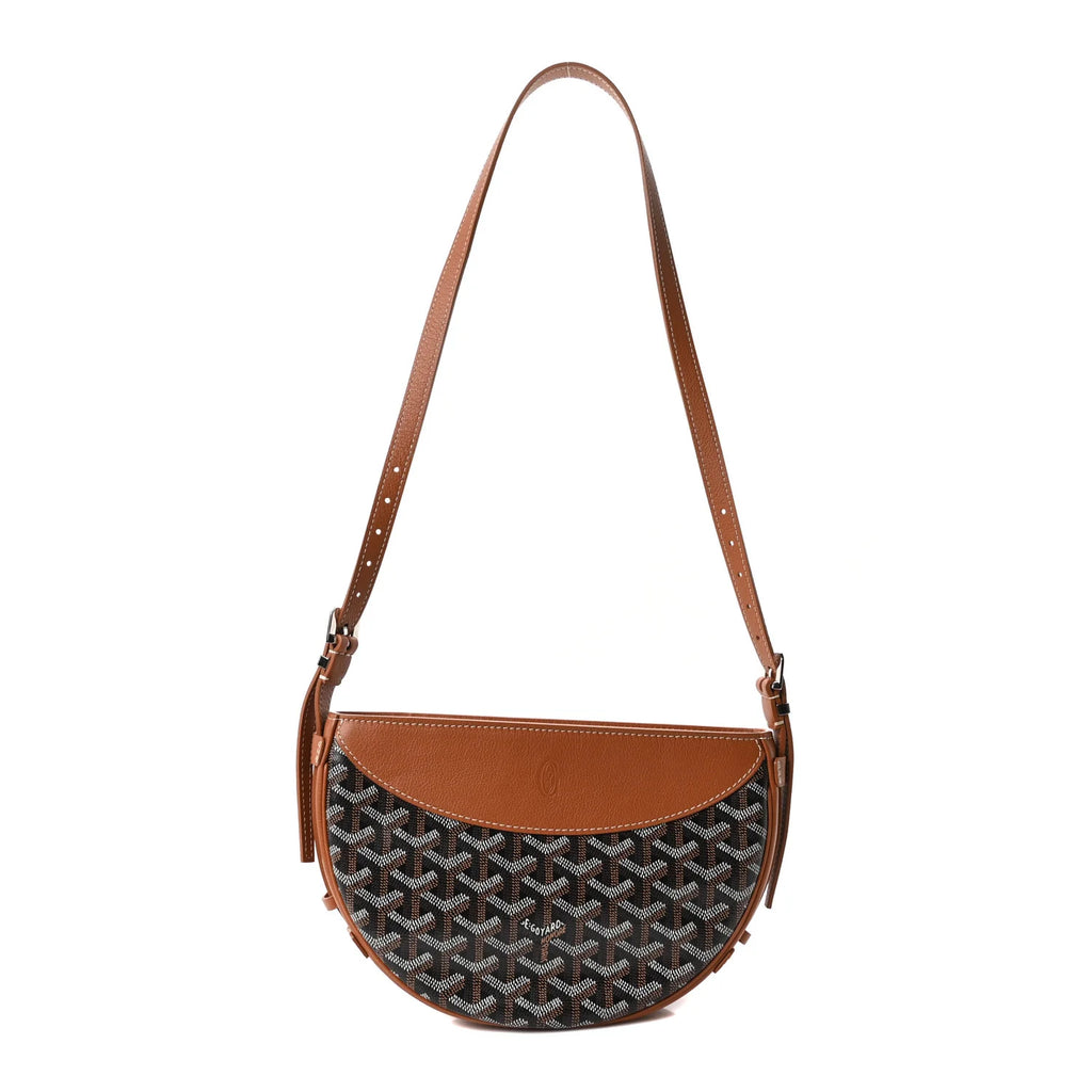 Goyard Black Goyardine Belvedere Bag