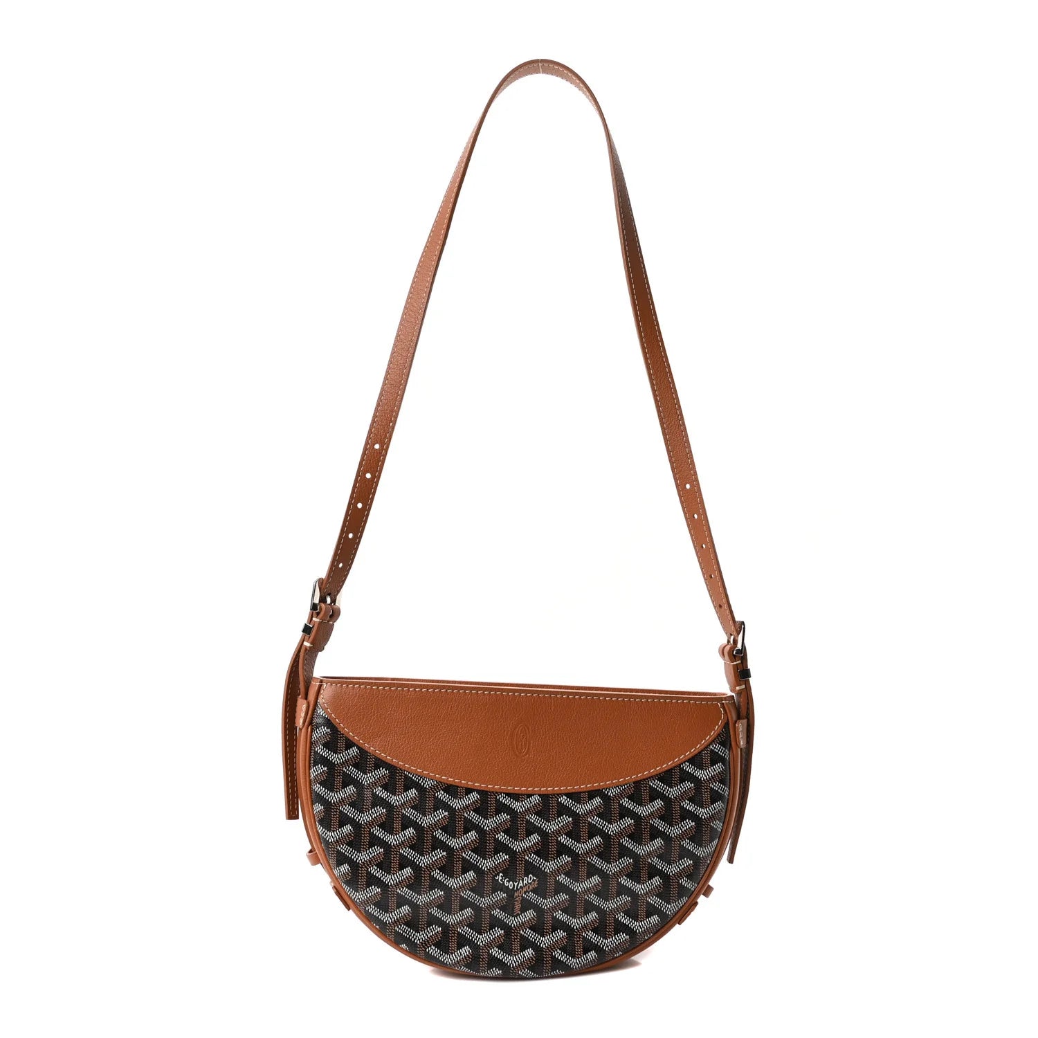 Goyard Black Goyardine Belvedere Bag