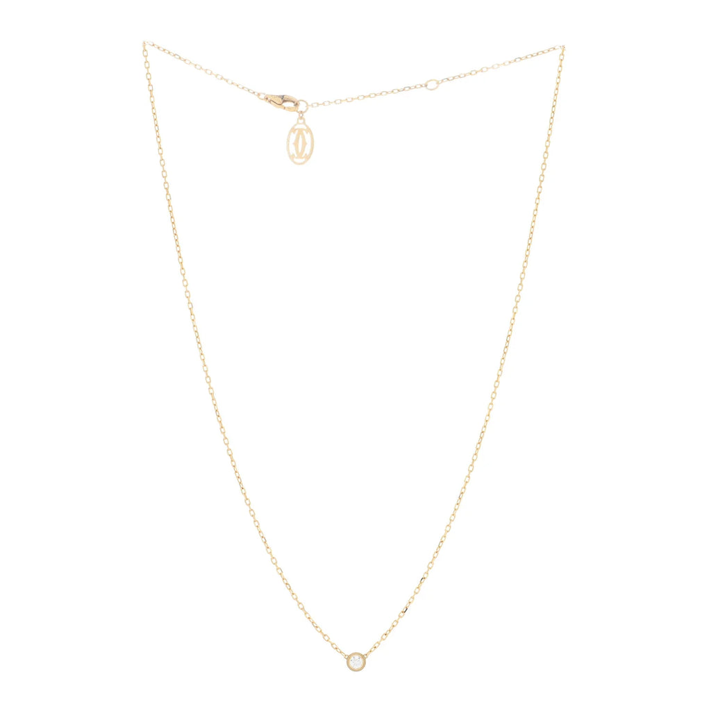 Cartier Gold Diamants Légers Necklace