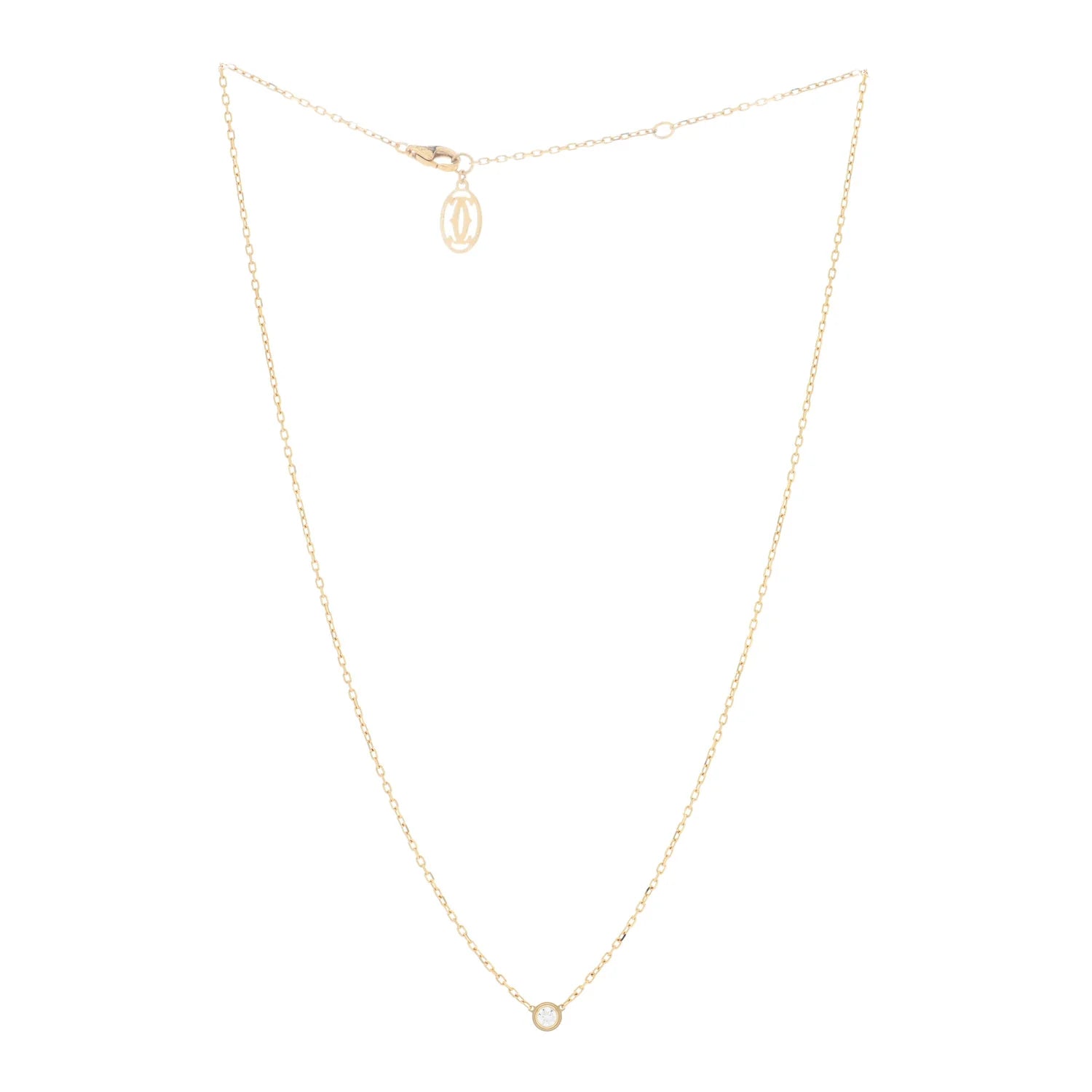 Cartier Gold Diamants Légers Necklace