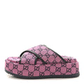 Gucci GG Monogram Platform Slides