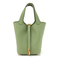 Hermes Picotin Lock Green Handbag