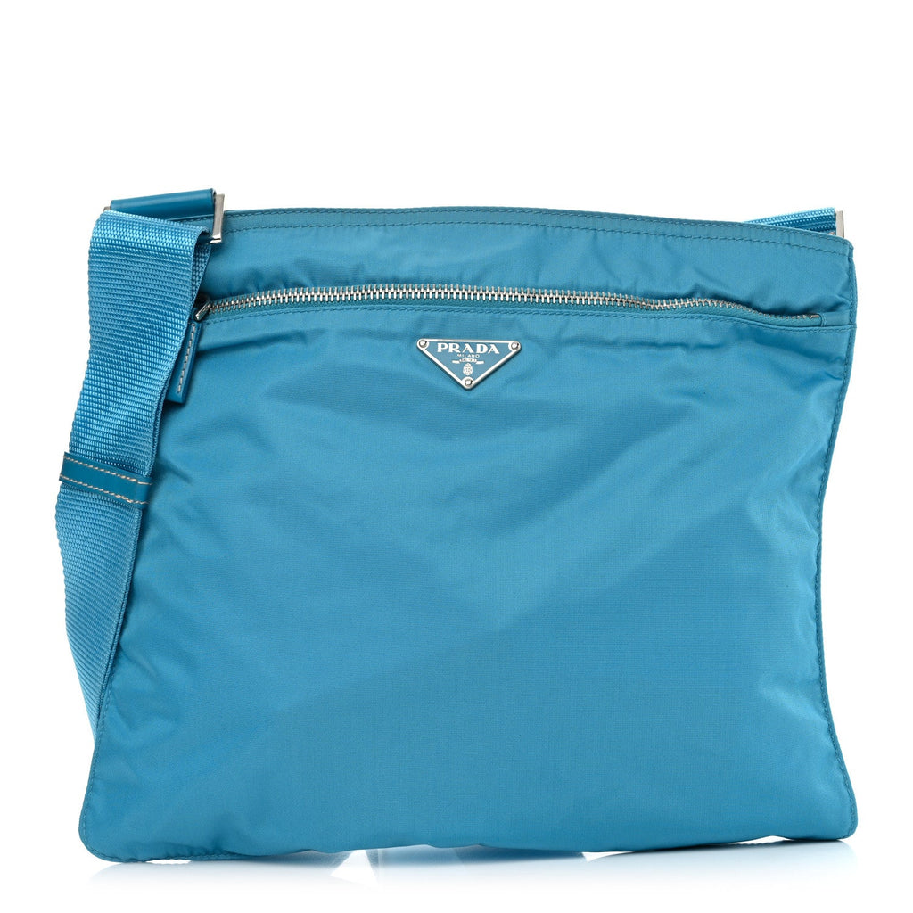 Prada Blue Nylon Crossbody Bag