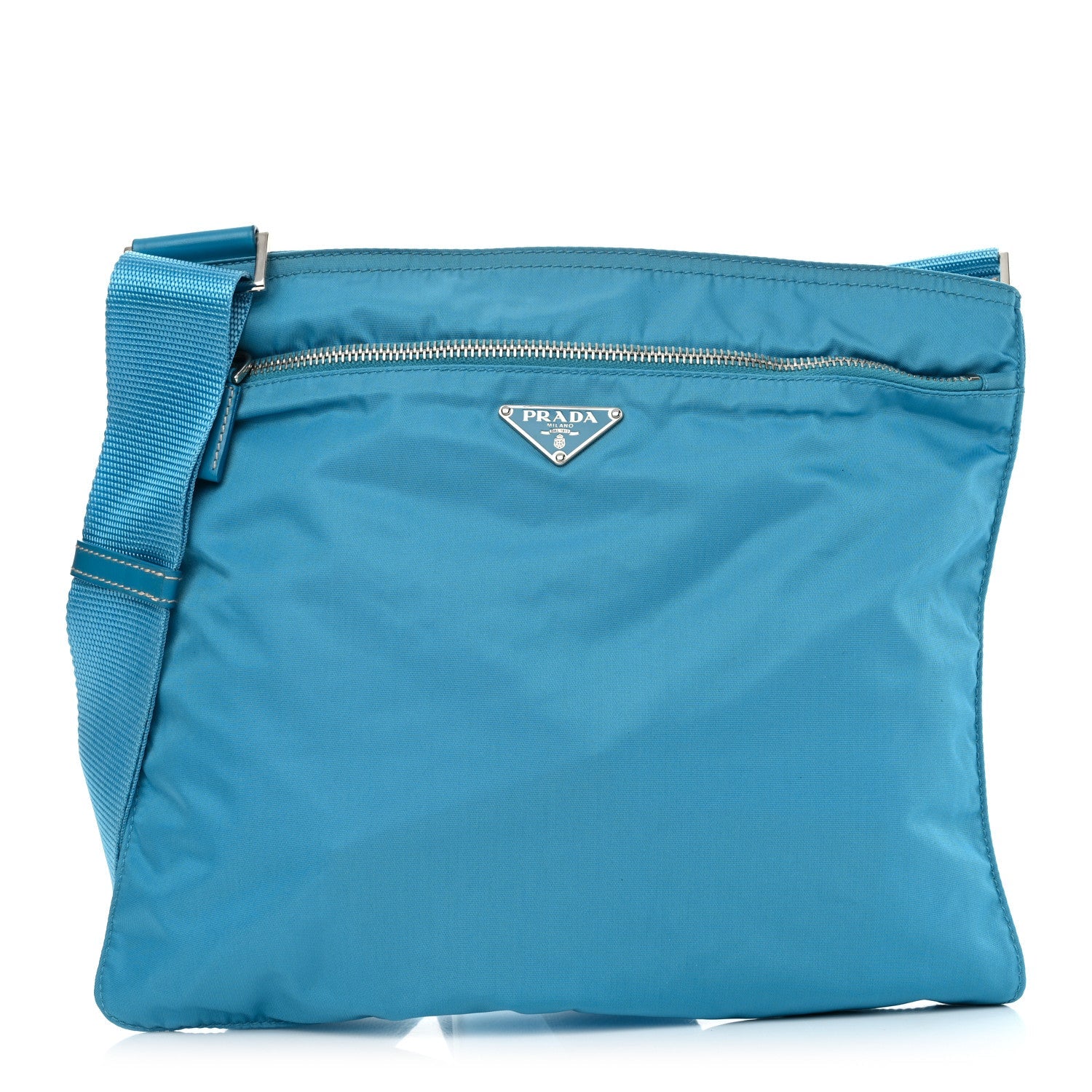 Prada Blue Nylon Crossbody Bag