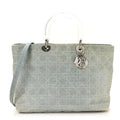 Dior Lady Denim Lucite Tote